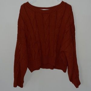 Burnt orange Express sweater